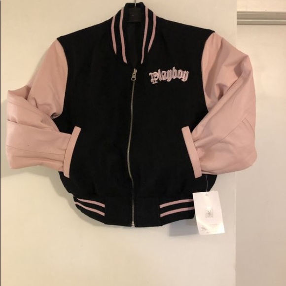 Brand new playboy reversible varsity jacket - Picture 4 of 7